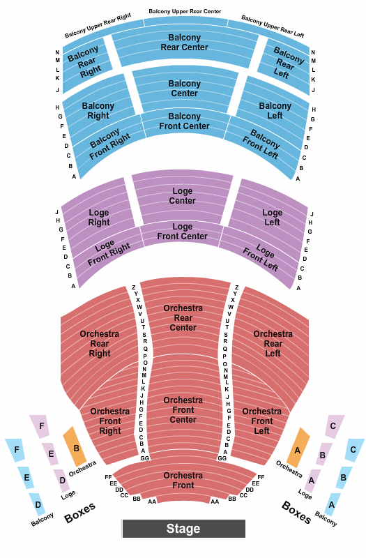 Procter & Gamble Hall Lion King Seating Chart